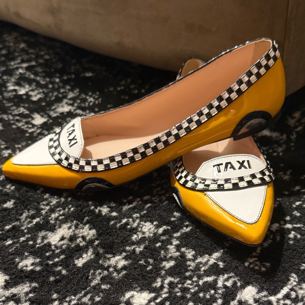 Kate Spade Yellow Taxi Flats